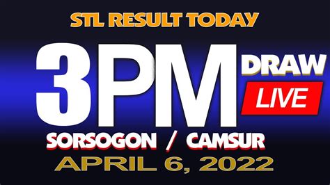 stl camsur result today live|STL Result Today 3:00 PM Draw APRIL 19, 2022 .